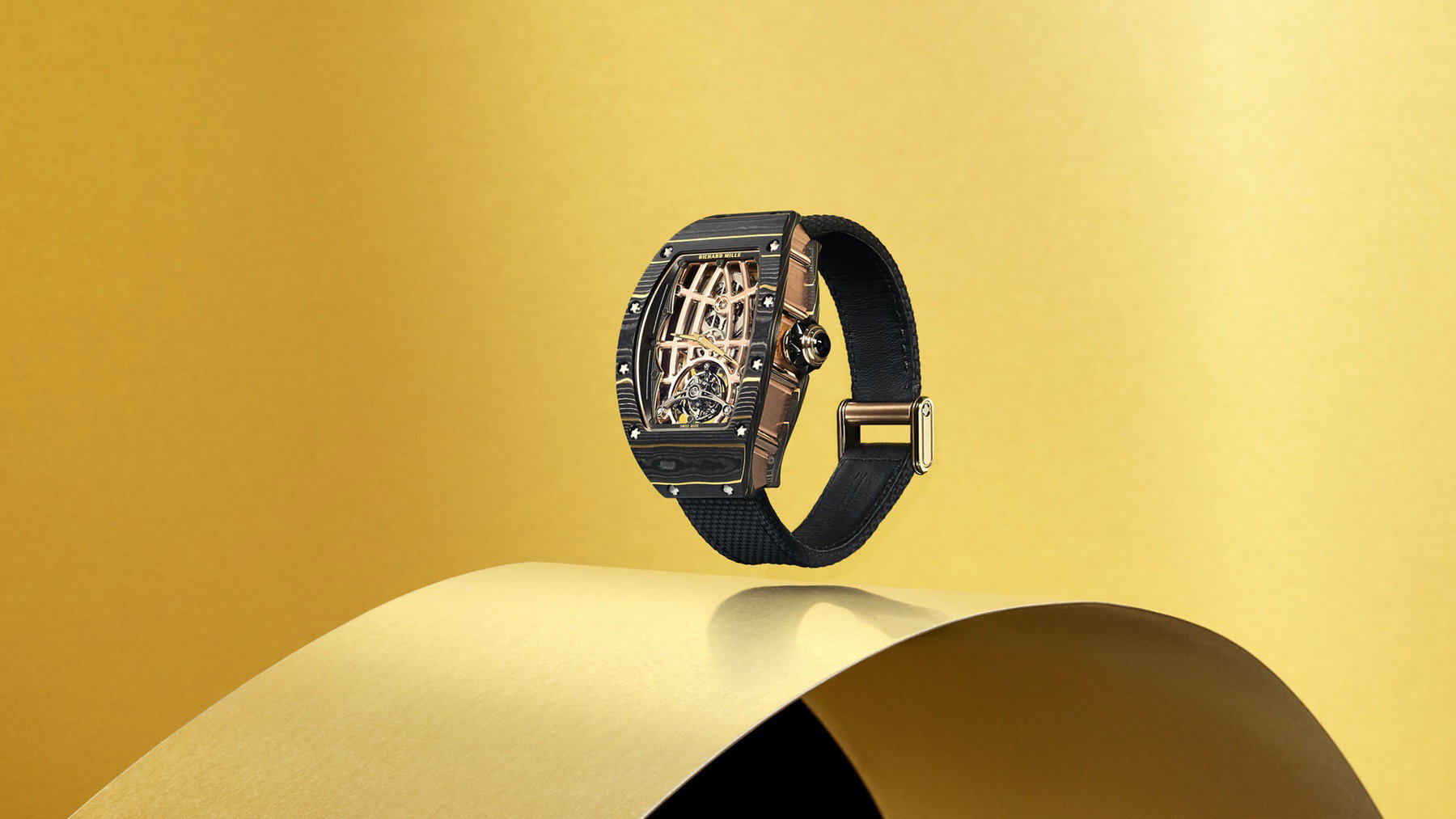 RM 74-02 Automatic Tourbillon Gold Carbon TPT® — view 3