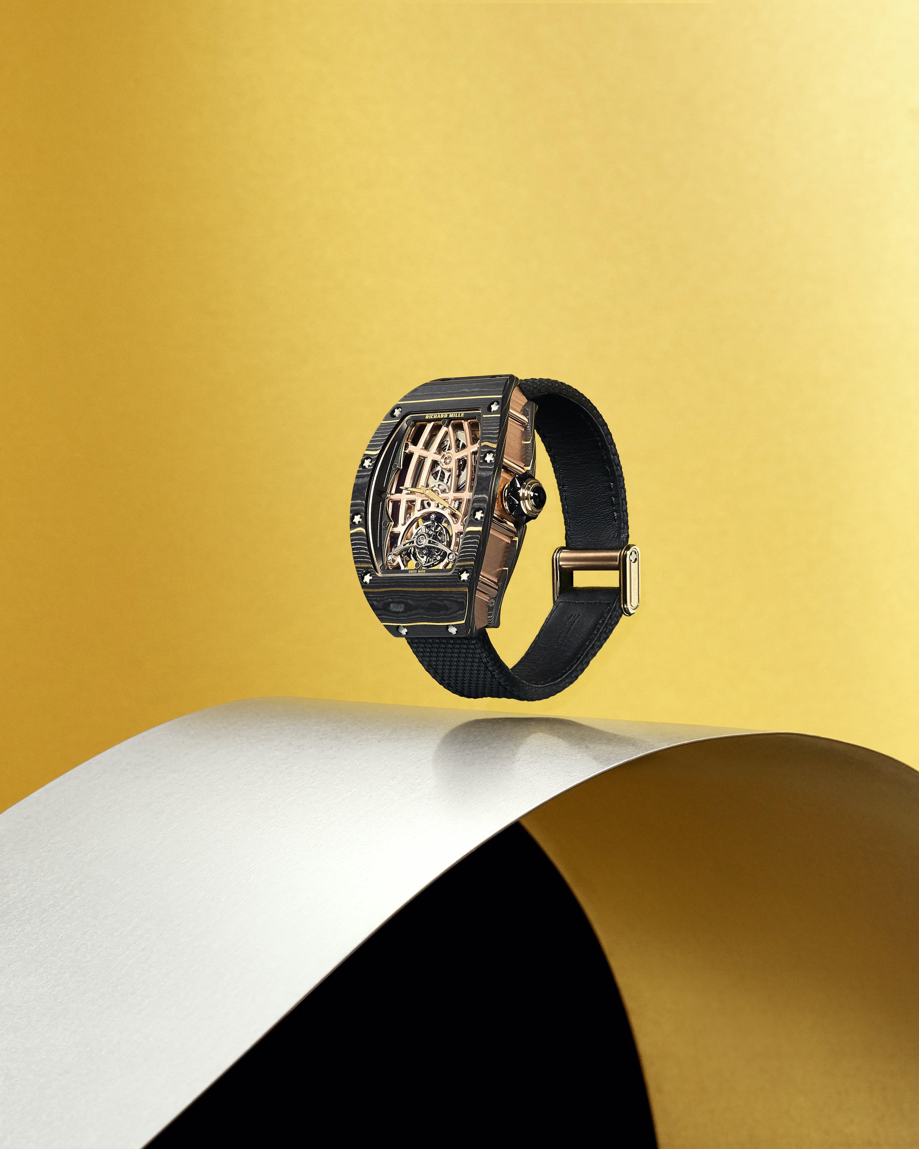 RM 74-02 Automatic Tourbillon Gold Carbon TPT® — view 8