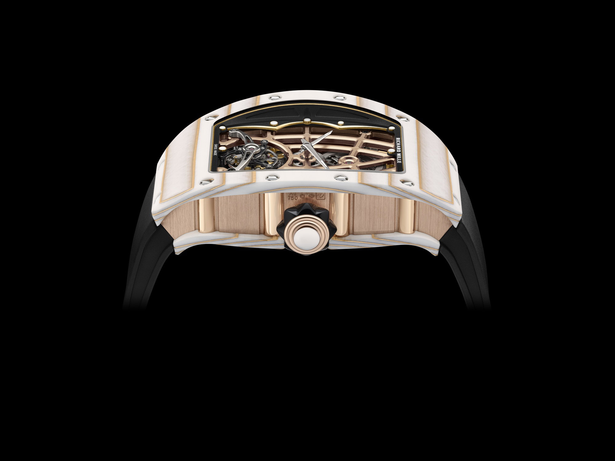 RM 74-02 Automatic Tourbillon Gold Quartz TPT® — view 3