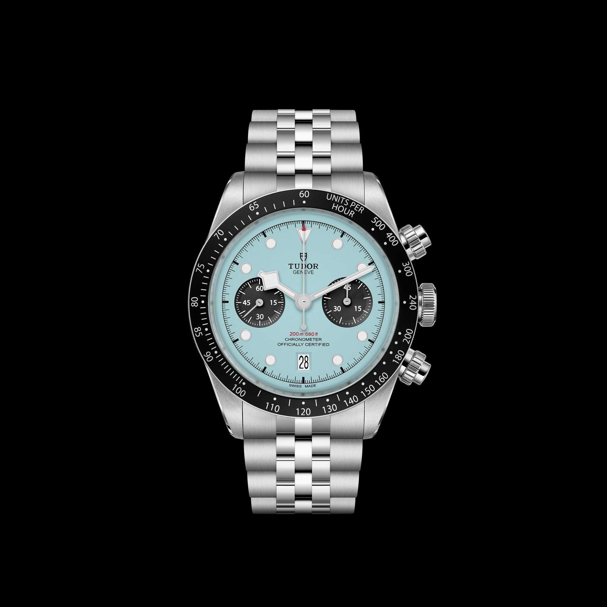 Black Bay Chrono „Flamingo Blue“ — view 3