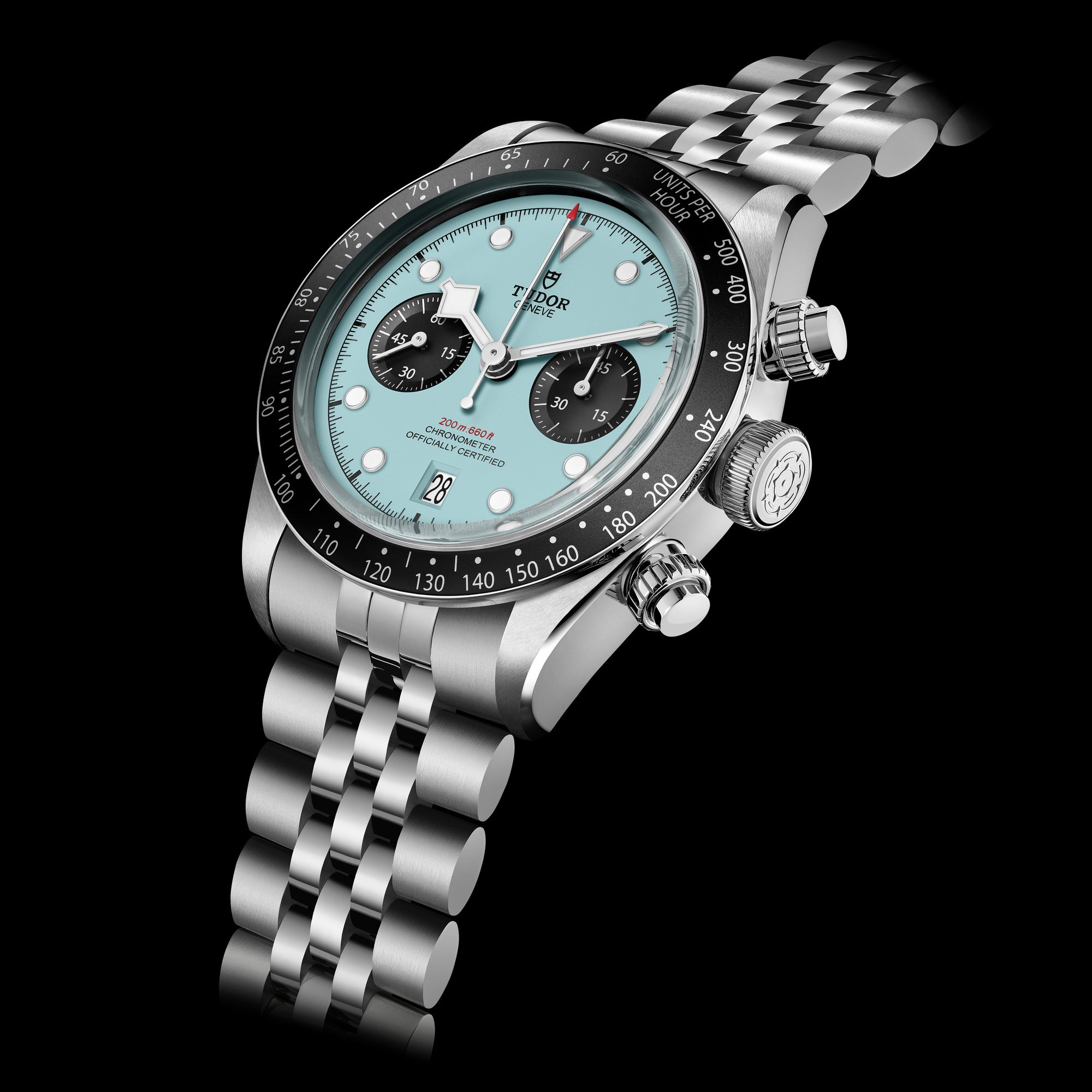 Black Bay Chrono „Flamingo Blue“ — view 4