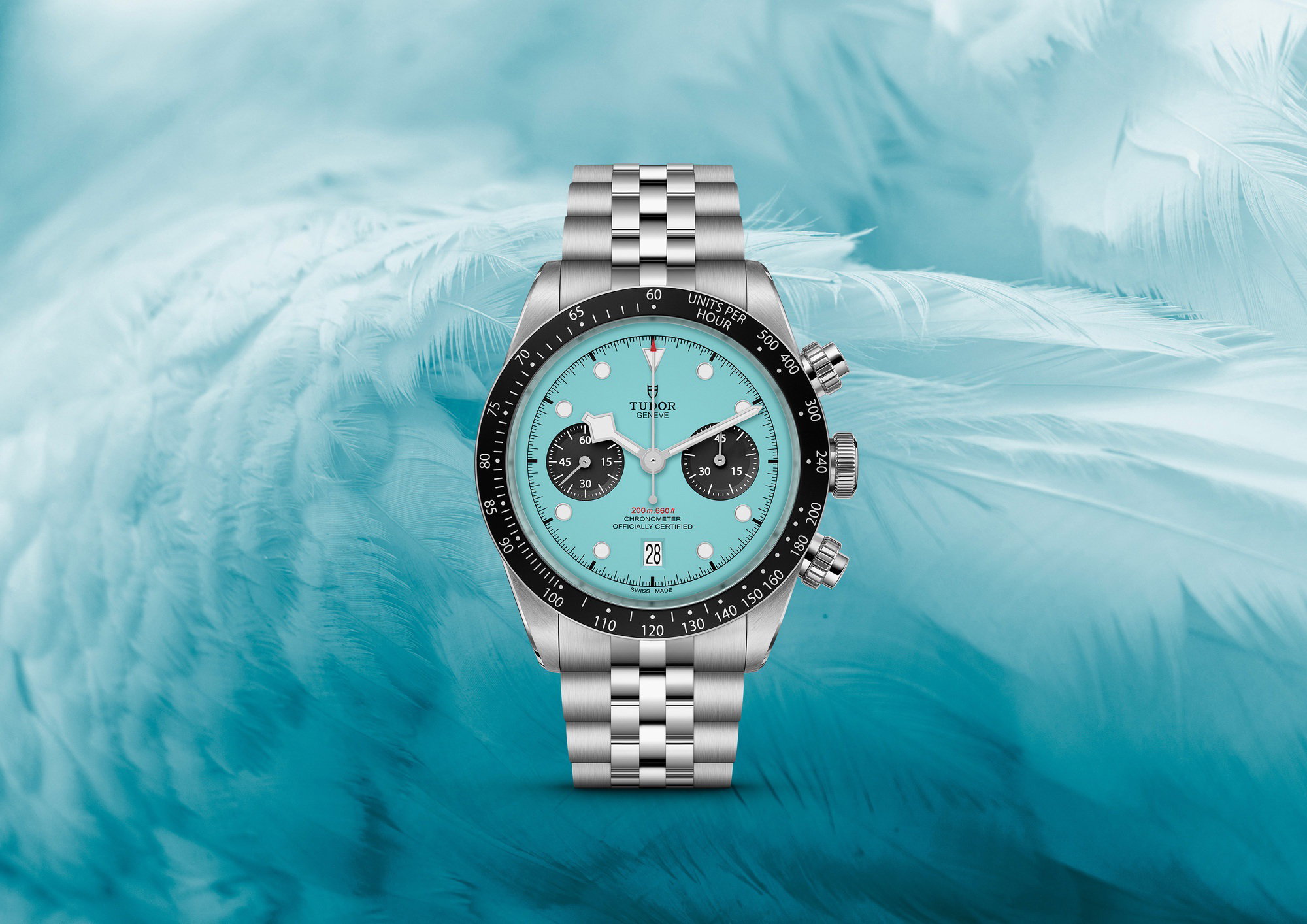 Black Bay Chrono „Flamingo Blue“ — view 5